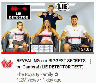 can I rent a polygraph for YouTube
